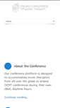 Mobile Screenshot of onlineconferenceformusictherapy.com
